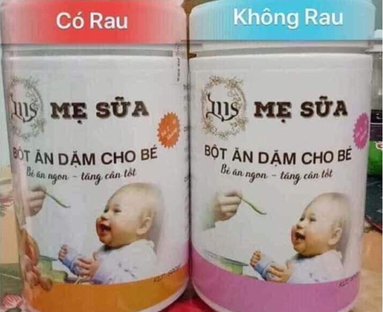 Bột ăn dặm Mẹ Sữa có mấy loại